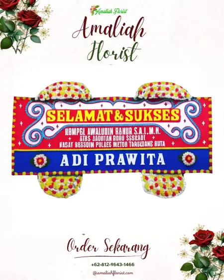 Papan Bunga Ucapan Selamat Siki