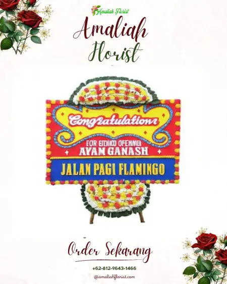 Sewa Papan Bunga Siki